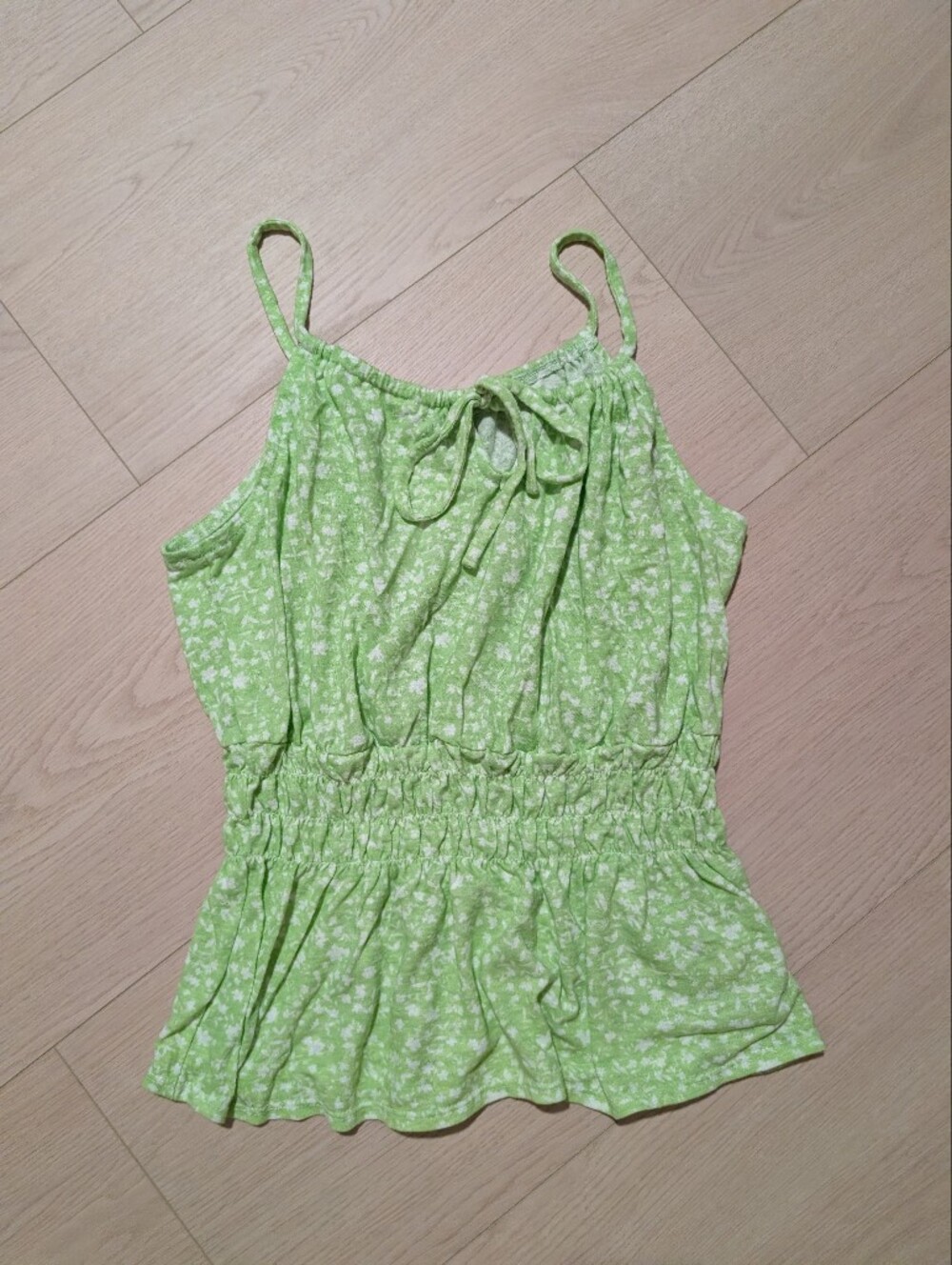 Old Navy Peplum Linen Blend Tank